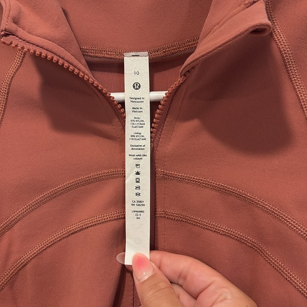 Lululemon Mauve/Brown Define Jacket w - Picture 2 of 5